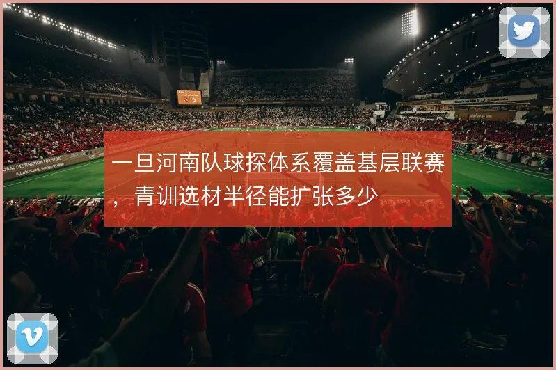 一旦河南队球探体系覆盖基层联赛,青训选材半径能扩张多少